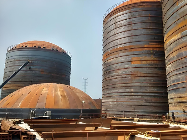 兴海焦粉钢板仓